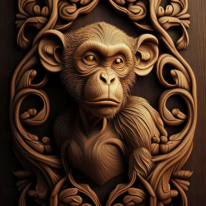 3D модель Мавпа (STL)